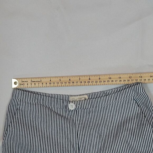 Woman's Sky & Sparrow Blue And White Striped Pants - Picture 2 of 9